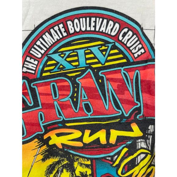 Grand Run 1996 Sof tee shirt S/L LARGE et graphics mustang forge Tennessee - Picture 10 of 16